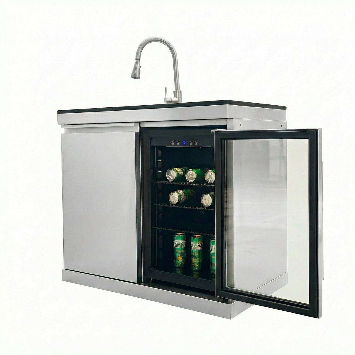 Sink and Fridge Combo for Outdoor Kitchen