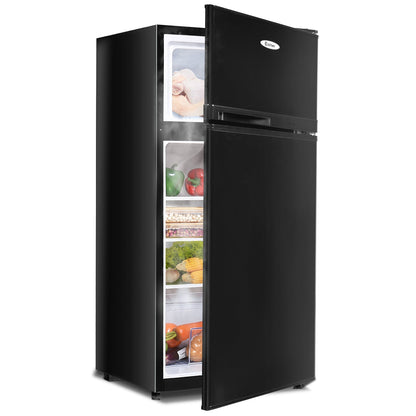 2 Doors Cold-rolled Sheet Compact Refrigerator