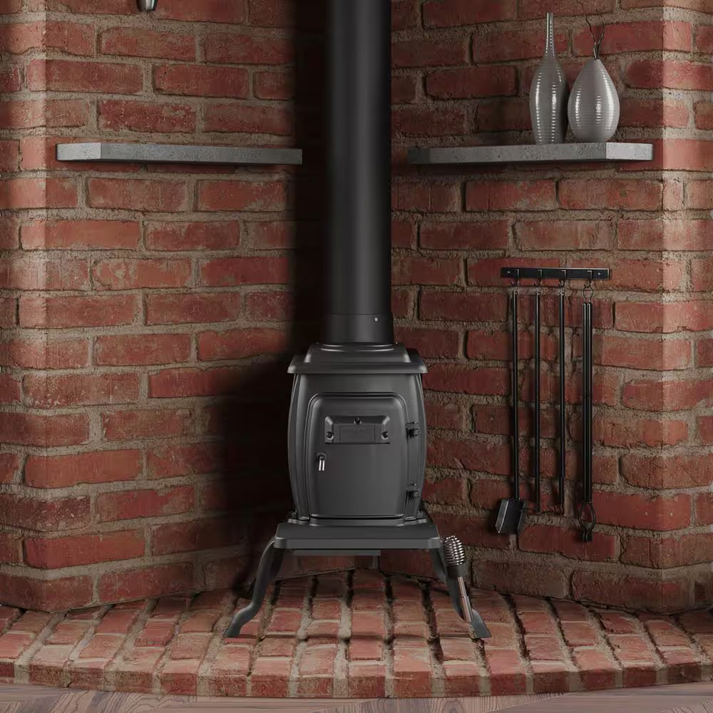 Logwood 900 Sq. Ft. 2020 EPA Certified Cast Iron Wood-Burning Stove