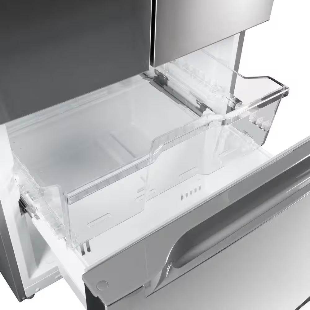 30 In. 18.5 Cu. Ft. Stainless Steel French Door Refrigerator