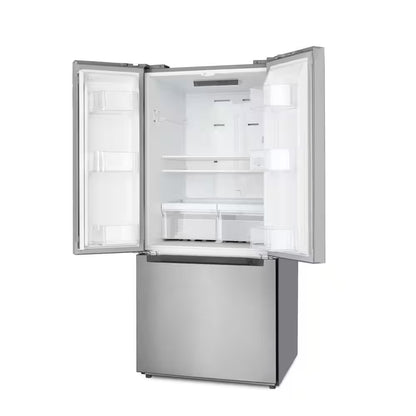 30 In. 18.5 Cu. Ft. Stainless Steel French Door Refrigerator