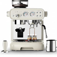 Espresso Machine with Grinder, 20 Bar Espresso Machine with Milk Frother Steam Wand, Espresso Machines for Home, Expresso Coffee Machines Professional, Cappuccino Latte Machine