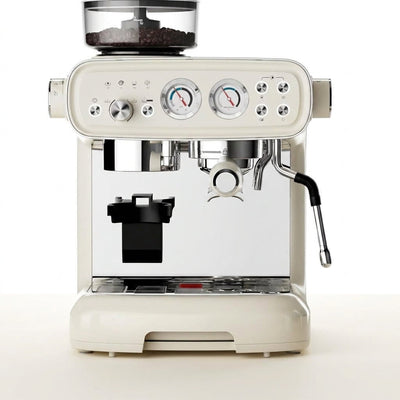 Espresso Machine Built for Cafe-Quality Coffee, 20 Bar Pressure, Built-In Grinder, Professional Steam Wand
