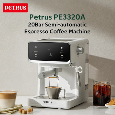 Coffee Maker Espresso Coffee Machine With Milk Frother Wand And Removable Water Tank PE3320A App