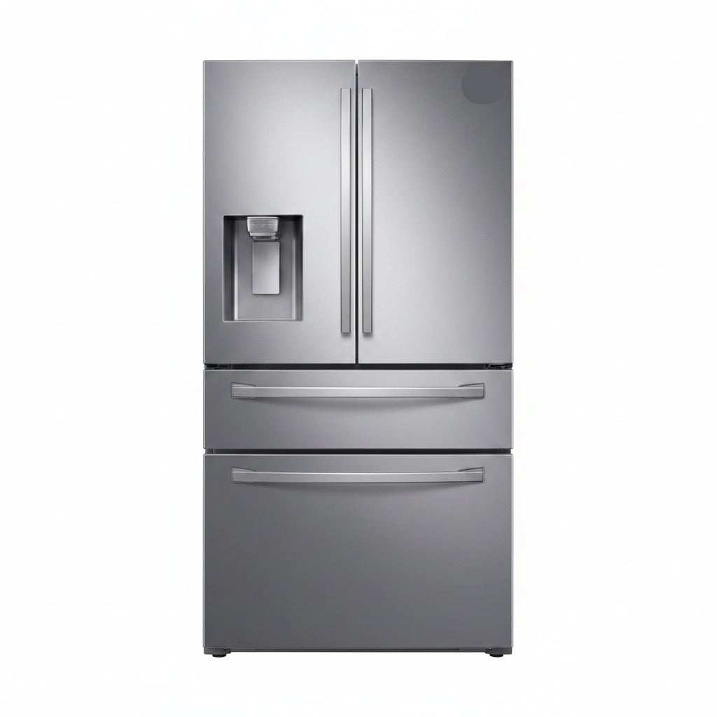 Samsung 28 Cu. Ft. 4-Door French Door Smart Refrigerator with Flexzone Drawer, Stainless Steel, RF28R7201SR/AA